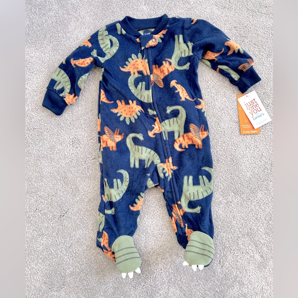 Brand new carters dino pajamas 3 months
